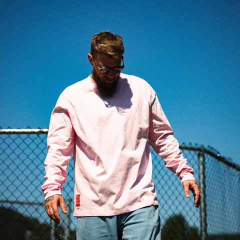 AREA52 "OUT OF BODY" - Long Sleeve - Astral Pink