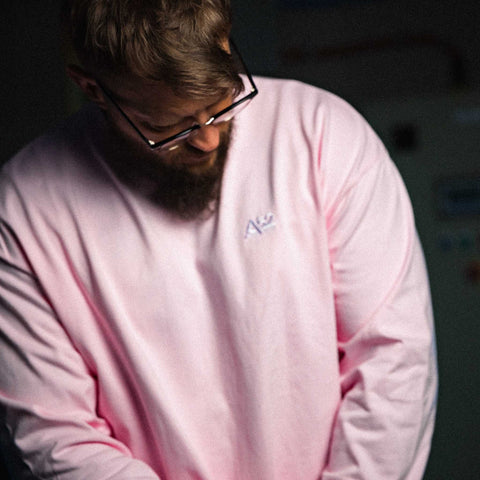 AREA52 "OUT OF BODY" - Long Sleeve - Astral Pink