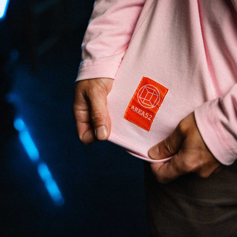AREA52 "OUT OF BODY" - Long Sleeve - Astral Pink