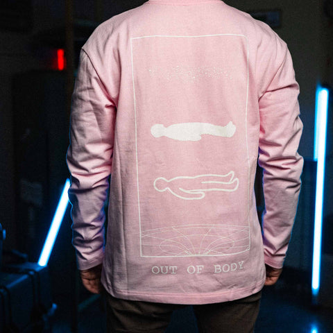 AREA52 "OUT OF BODY" - Long Sleeve - Astral Pink