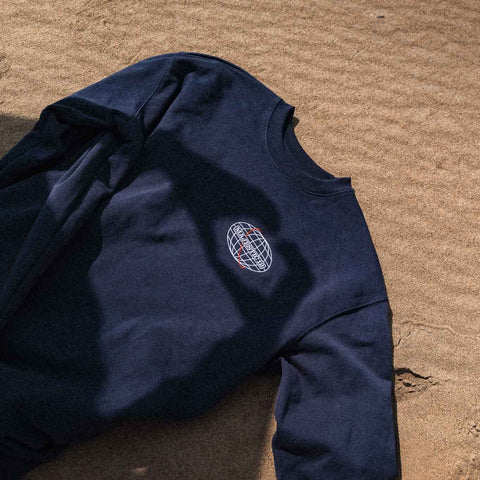 MAJESTIC 12 "Crash Retrieval Team" Crewneck In Royal Blue
