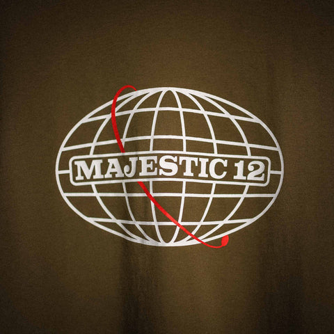 MAJESTIC 12 Tee In Army Green