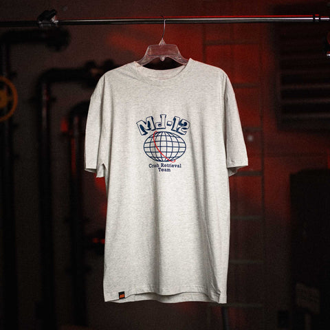 MAJESTIC 12 "Crash Retrieval Team" Tee In Light Heather