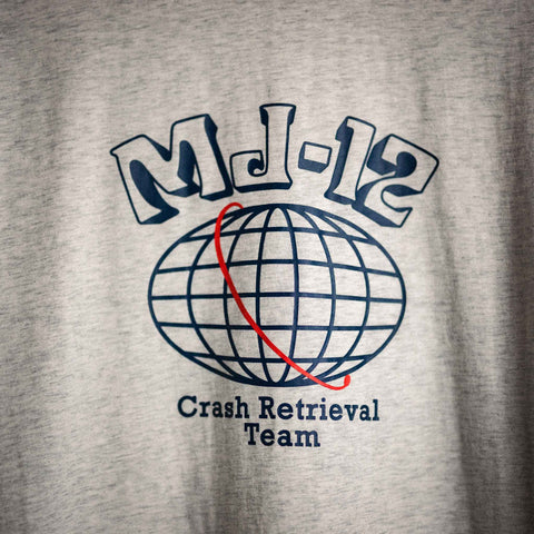 MAJESTIC 12 "Crash Retrieval Team" Tee In Light Heather