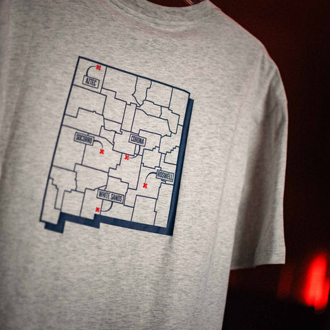 MAJESTIC 12 "Crash Retrieval Team" Tee In Light Heather
