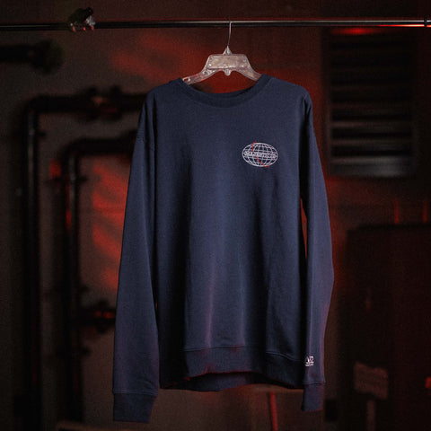 MAJESTIC 12 "Crash Retrieval Team" Crewneck In Royal Blue