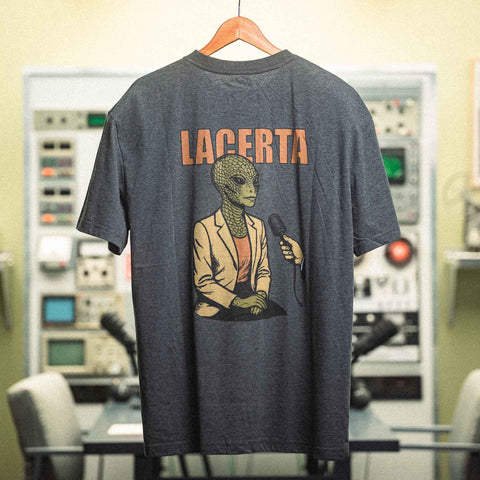 AREA52 "Lacerta" Tee in Charcoal