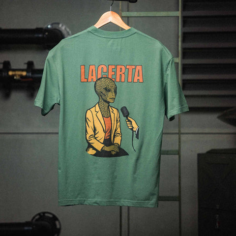 AREA52 "Lacerta" Tee in Eucalyptus