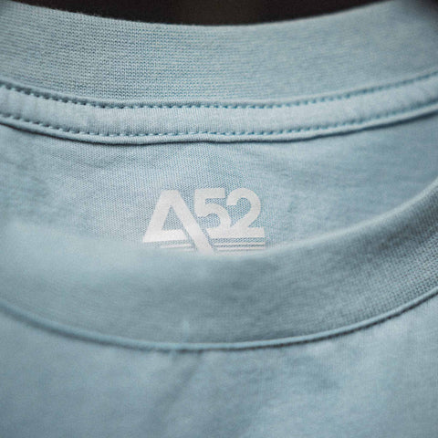 AREA52 "MIB" Tee in Steel Blue