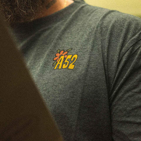 AREA52 "Prison Planet" Tee in Charcoal