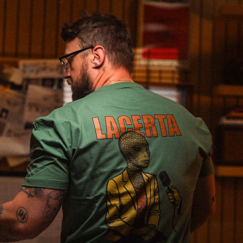 AREA52 "Lacerta" Tee in Eucalyptus