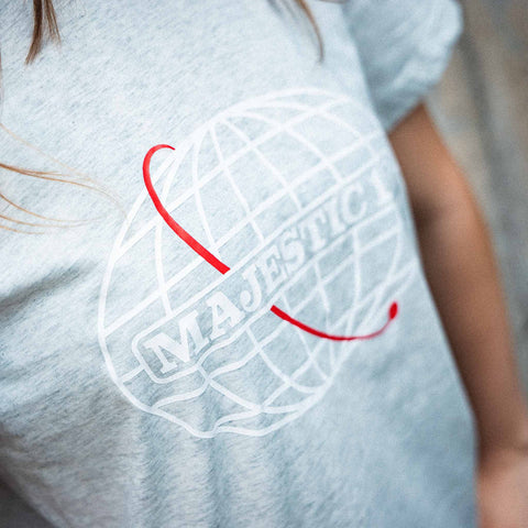 MAJESTIC 12 Women's Tee In Light Heather
