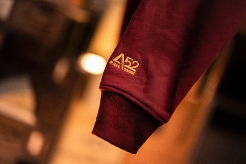 Invisible College Crewneck in Crimson