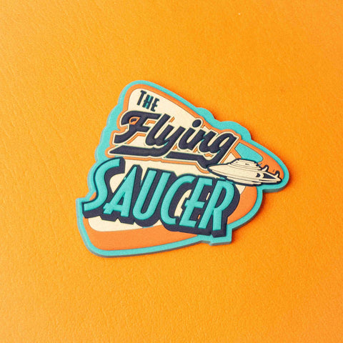 The Flying Saucer Diner Magnet