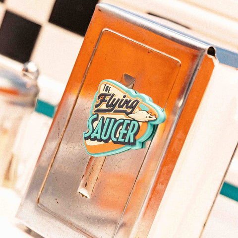 The Flying Saucer Diner Magnet