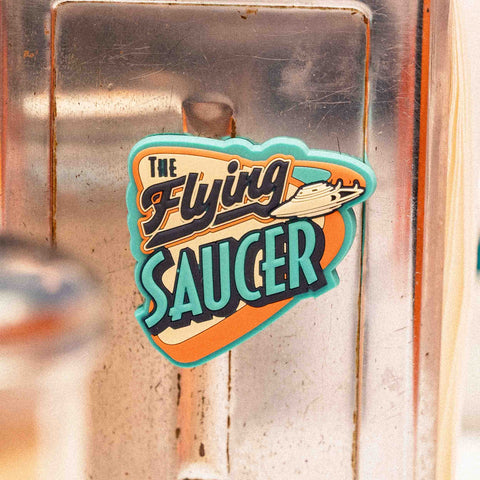 The Flying Saucer Diner Magnet