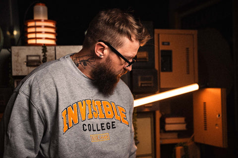 Invisible College Crewneck In Grey
