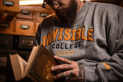 Invisible College Crewneck In Grey