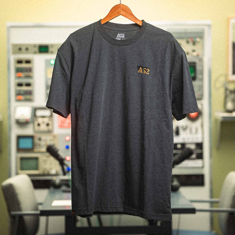 AREA52 "MIB" Tee in Charcoal