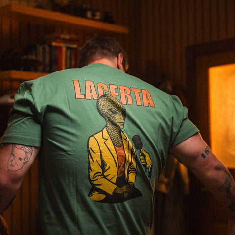 AREA52 "Lacerta" Tee in Eucalyptus