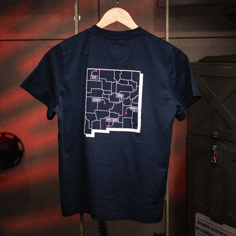 MAJESTIC 12 "Crash Retrieval Team" Women's Tee In Royal Blue
