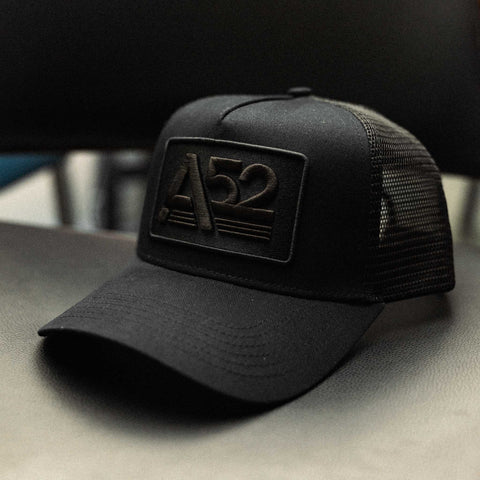 AREA52 All Black Trucker Hat