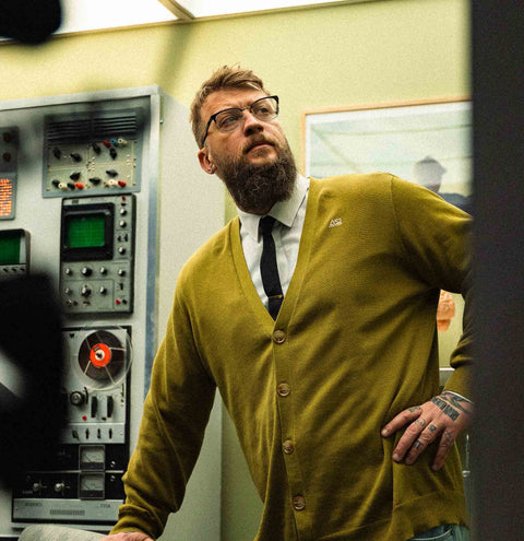 AREA52 Cardigan In Green