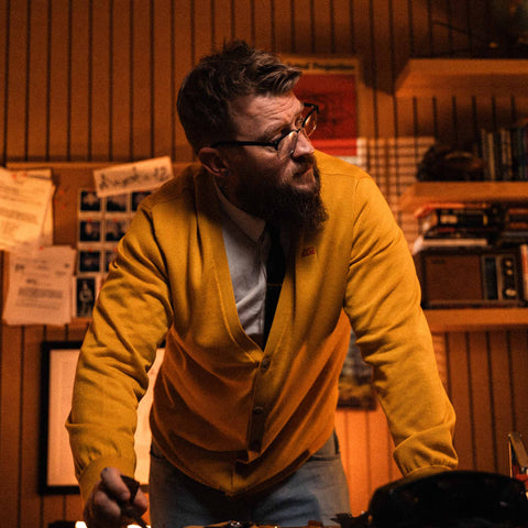 AREA52 Cardigan In Yellow