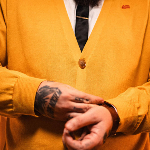 AREA52 Cardigan In Yellow