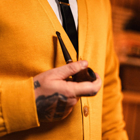 AREA52 Cardigan In Yellow