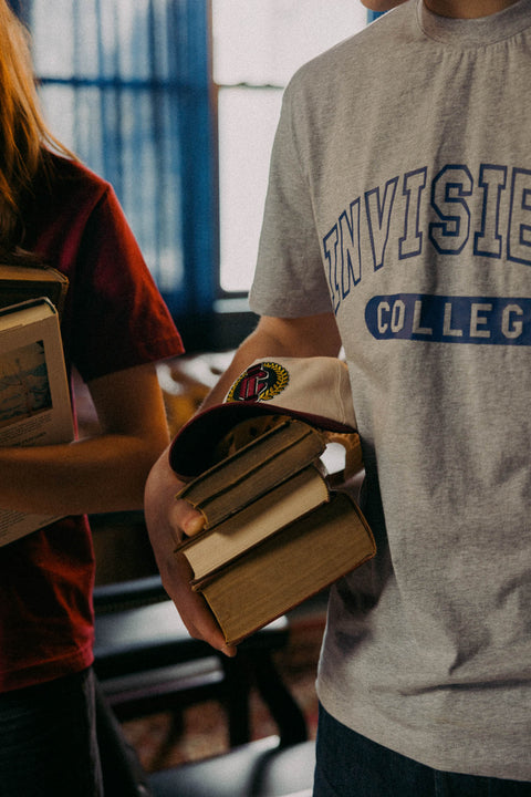 Men's Invisible College Tee In Grey