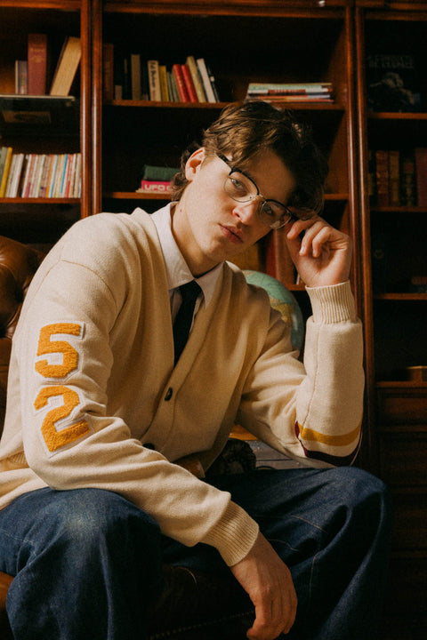 Invisible College Varsity Oversized Cardigan