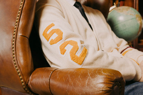 Invisible College Varsity Oversized Cardigan