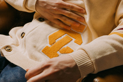 Invisible College Varsity Oversized Cardigan