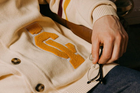 Invisible College Varsity Oversized Cardigan