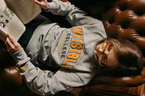 Invisible College Crewneck In Grey