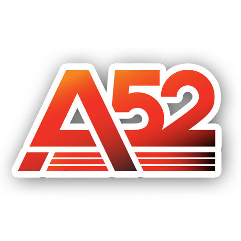 GIFT - A52 Red Logo Sticker